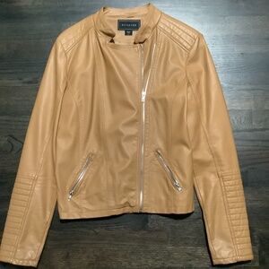 Metaphor Faux Leather Jacket